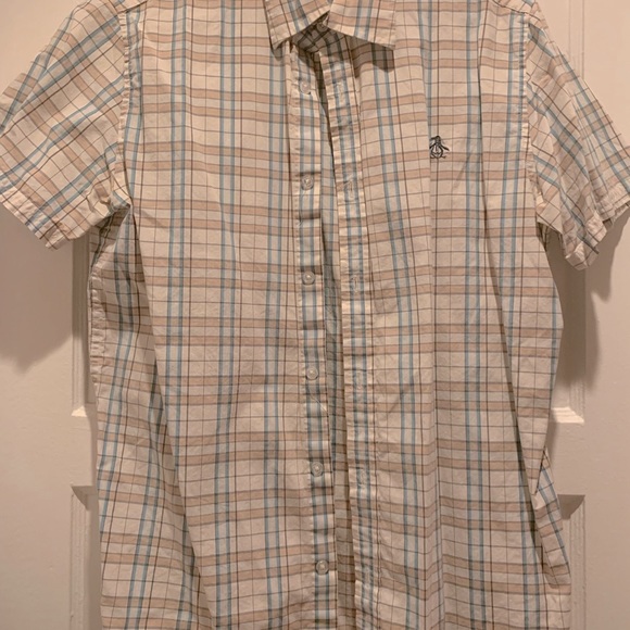 Original Penguin Other - Penguin Vertical Boxed Stripped Men Shirt. Great dress shirt for going out!